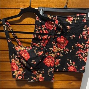 Floral Crop Top and Skirt Set Reformation